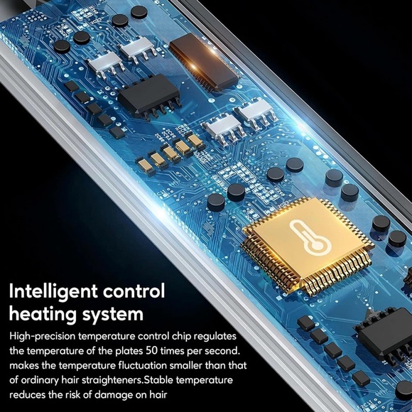 Terviiix 1” Titanium Professional Hair Straightener and Curler 2 in 1, Auto Off - Picture 4 of 10